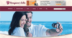 Desktop Screenshot of honeymooninindia.com